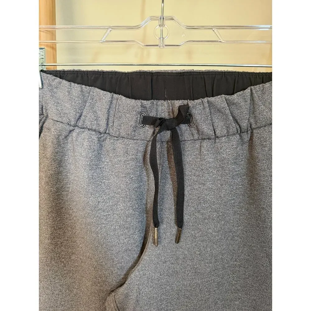 Lululemon Heathered Grey Tapered Pull-On Pants